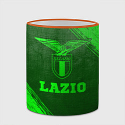 Кружка 3D Lazio - green gradient, цвет: 3D-оранжевый кант — фото 2