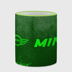 Кружка 3D Mini - green gradient по-горизонтали, цвет: 3D-светло-зеленый кант — фото 2