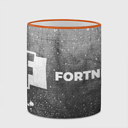 Кружка 3D Fortnite - grey gradient по-горизонтали, цвет: 3D-оранжевый кант — фото 2