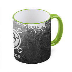 Кружка 3D One Piece - grey gradient, цвет: 3D-светло-зеленый кант