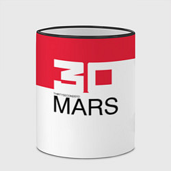 Кружка 3D 30 Seconds to Mars poster, цвет: 3D-черный кант — фото 2
