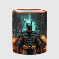 Кружка 3D Бэтмен эпик, цвет: 3D-оранжевый кант — фото 2