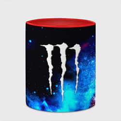 Кружка 3D Monster energy космос, цвет: 3D-белый + красный — фото 2