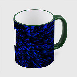 Кружка 3D BTS blue energy, цвет: 3D-зеленый кант