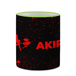 Кружка 3D Akira - red gradient по-горизонтали, цвет: 3D-светло-зеленый кант — фото 2