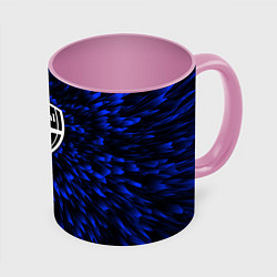 Кружка 3D Arsenal blue energy, цвет: 3D-белый + розовый
