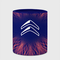 Кружка 3D Citroen red energy, цвет: 3D-белый + синий — фото 2