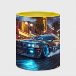 Кружка 3D ВМБ неоновый свет, цвет: 3D-белый + желтый — фото 2