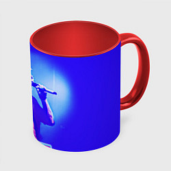 Кружка 3D Кинчев Константин, цвет: 3D-белый + красный