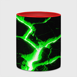 Кружка 3D Разлом, цвет: 3D-белый + красный — фото 2