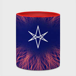 Кружка 3D Bring Me the Horizon red energy, цвет: 3D-белый + красный — фото 2