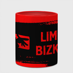 Кружка 3D Limp Bizkit - red gradient по-горизонтали, цвет: 3D-белый + красный — фото 2