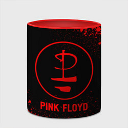 Кружка 3D Pink Floyd - red gradient, цвет: 3D-белый + красный — фото 2