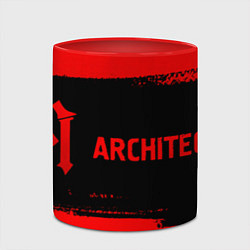 Кружка 3D Architects - red gradient по-горизонтали, цвет: 3D-белый + красный — фото 2