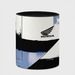 Кружка 3D Honda логотип, цвет: 3D-белый + черный — фото 2