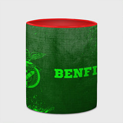 Кружка 3D Benfica - green gradient по-горизонтали, цвет: 3D-белый + красный — фото 2
