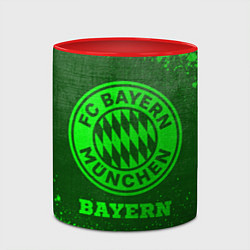 Кружка 3D Bayern - green gradient, цвет: 3D-белый + красный — фото 2