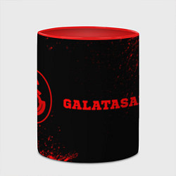 Кружка 3D Galatasaray - red gradient по-горизонтали, цвет: 3D-белый + красный — фото 2