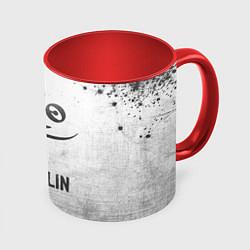 Кружка 3D Led Zeppelin - white gradient, цвет: 3D-белый + красный