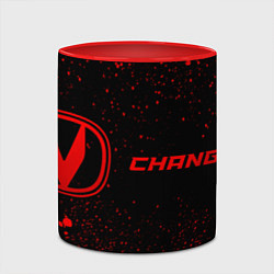 Кружка 3D Changan - red gradient по-горизонтали, цвет: 3D-белый + красный — фото 2