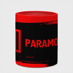Кружка 3D Paramore - red gradient по-горизонтали, цвет: 3D-белый + красный — фото 2
