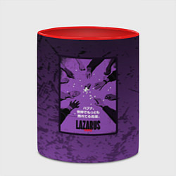 Кружка 3D Lazarus: Violet Pattern, цвет: 3D-белый + красный — фото 2