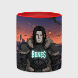Кружка 3D Bones в аниме, цвет: 3D-белый + красный — фото 2