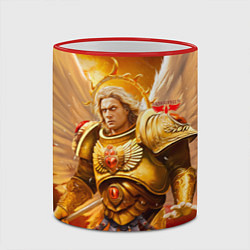 Кружка 3D Сангвиний кровавый ангел, цвет: 3D-красный кант — фото 2