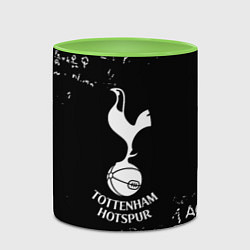 Кружка 3D ФК Тоттенхэм символы, цвет: 3D-белый + светло-зеленый — фото 2