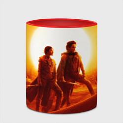 Кружка 3D Пол Атрейдес и Чани Dune part two, цвет: 3D-белый + красный — фото 2