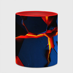 Кружка 3D Glow orange neon, цвет: 3D-белый + красный — фото 2