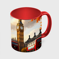 Кружка цветная Лондон в осеннем сиянии