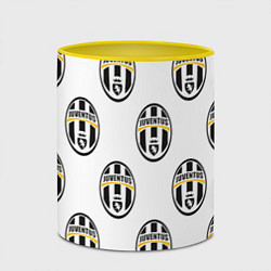 Кружка 3D Juventus Pattern, цвет: 3D-белый + желтый — фото 2