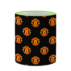 Кружка 3D Manchester United Pattern, цвет: 3D-светло-зеленый кант — фото 2