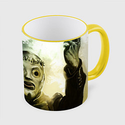 Кружка 3D Slipknot, цвет: 3D-желтый кант