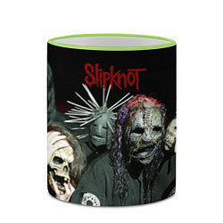 Кружка 3D Slipknot, цвет: 3D-светло-зеленый кант — фото 2