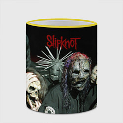 Кружка 3D Slipknot, цвет: 3D-желтый кант — фото 2