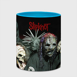 Кружка 3D Slipknot, цвет: 3D-белый + небесно-голубой — фото 2