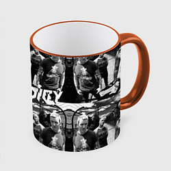 Кружка 3D The Prodigy, цвет: 3D-оранжевый кант