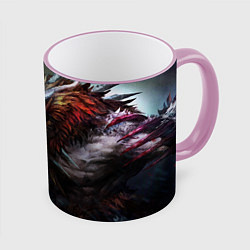 Кружка 3D Ursa Rage, цвет: 3D-розовый кант