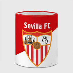 Кружка 3D Sevilla FC, цвет: 3D-красный кант — фото 2