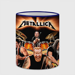 Кружка 3D Metallica Band, цвет: 3D-синий кант — фото 2