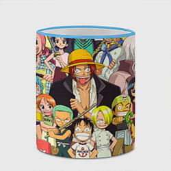 Кружка 3D One Piece, цвет: 3D-небесно-голубой кант — фото 2