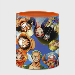 Кружка 3D One Piece, цвет: 3D-белый + оранжевый — фото 2