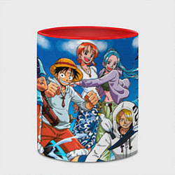 Кружка 3D One Piece, цвет: 3D-белый + красный — фото 2