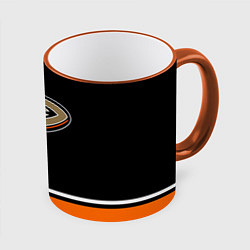 Кружка 3D Anaheim Ducks Selanne, цвет: 3D-оранжевый кант