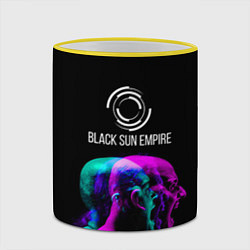Кружка 3D Black Sun Empire Rage, цвет: 3D-желтый кант — фото 2