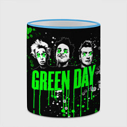 Кружка 3D Green Day: Acid Colour, цвет: 3D-небесно-голубой кант — фото 2