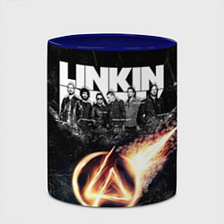 Кружка 3D Linkin Park: Comet, цвет: 3D-белый + синий — фото 2