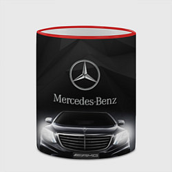 Кружка 3D Mercedes, цвет: 3D-красный кант — фото 2